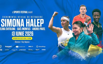 Simona Halep își încheie cariera de tenis la Cluj-Napoca, în 2026 Simona Halep, una dintre cele mai mari sportive ale României, își va încheia cariera de tenis profesionist la Sports Festival 2026