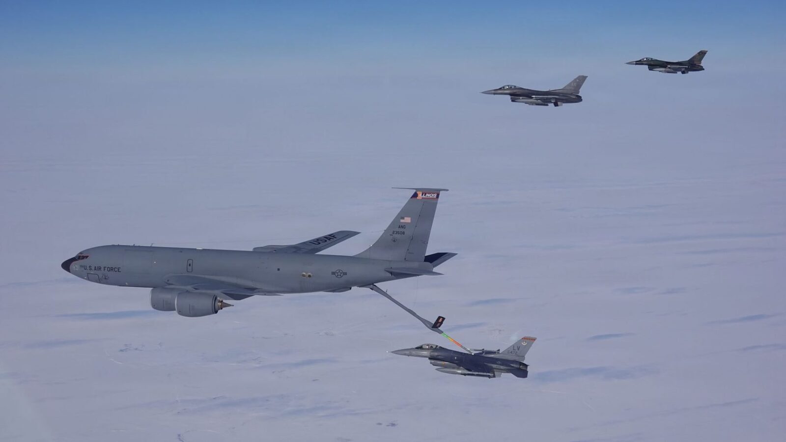 NORAD’s F-16s Practice Air Defense Operations from Remote Alaskan Airfield