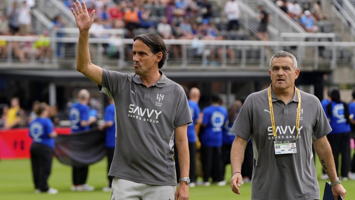 Simone Inzaghi rischio esonero all'Al Hilal