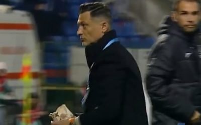 Un gest ironic, dar deplasat, a marcat meciul dintre FC Botoșani și FCSB, din cadrul etapei a treia a play-out-ului SuperLigii