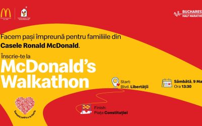 McDonald’s, cursă caritabilă de 1 km la Bucharest Half Marathon