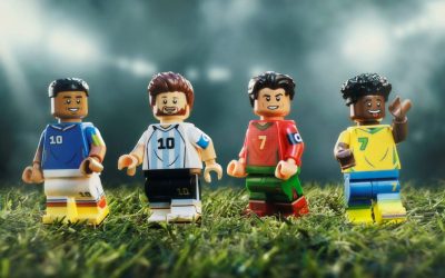 Messi, Ronaldo, Mbappe și Vini Jr, eternizați de LEGO