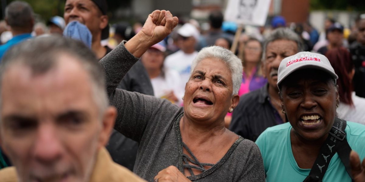 Proteste la Caracas: Venețuelenii către SUA, „Mai mult aer, vă rugăm!”