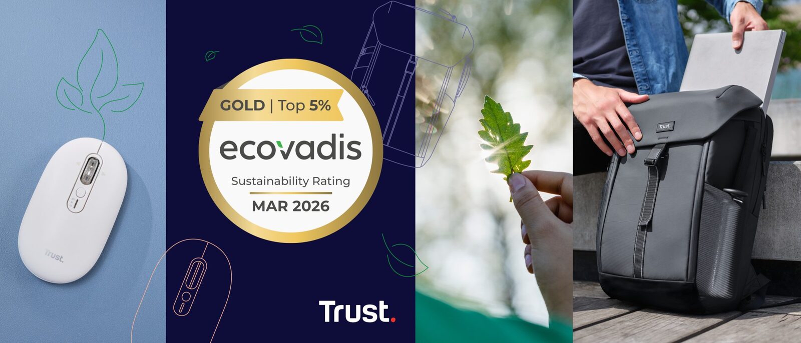 TRUST obține certificarea EcoVadis Gold pentru al patrulea an consecutiv Compania TRUST a obținut certificarea EcoVadis Gold pentru al patrulea an la rând, performanță care o situează în top 5% dintre companiile evaluate la nivel global în ultimul an