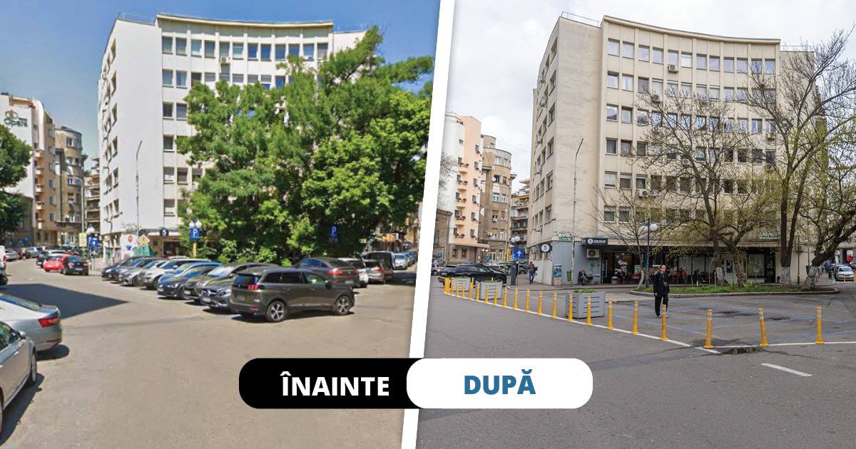 Piațete din centrul Bucureștiului, transformate în zone pietonale Două piațete importante din centrul Bucureștiului au fost recent eliberate de autoturisme și reamenajate pentru a prioritiza pietonii