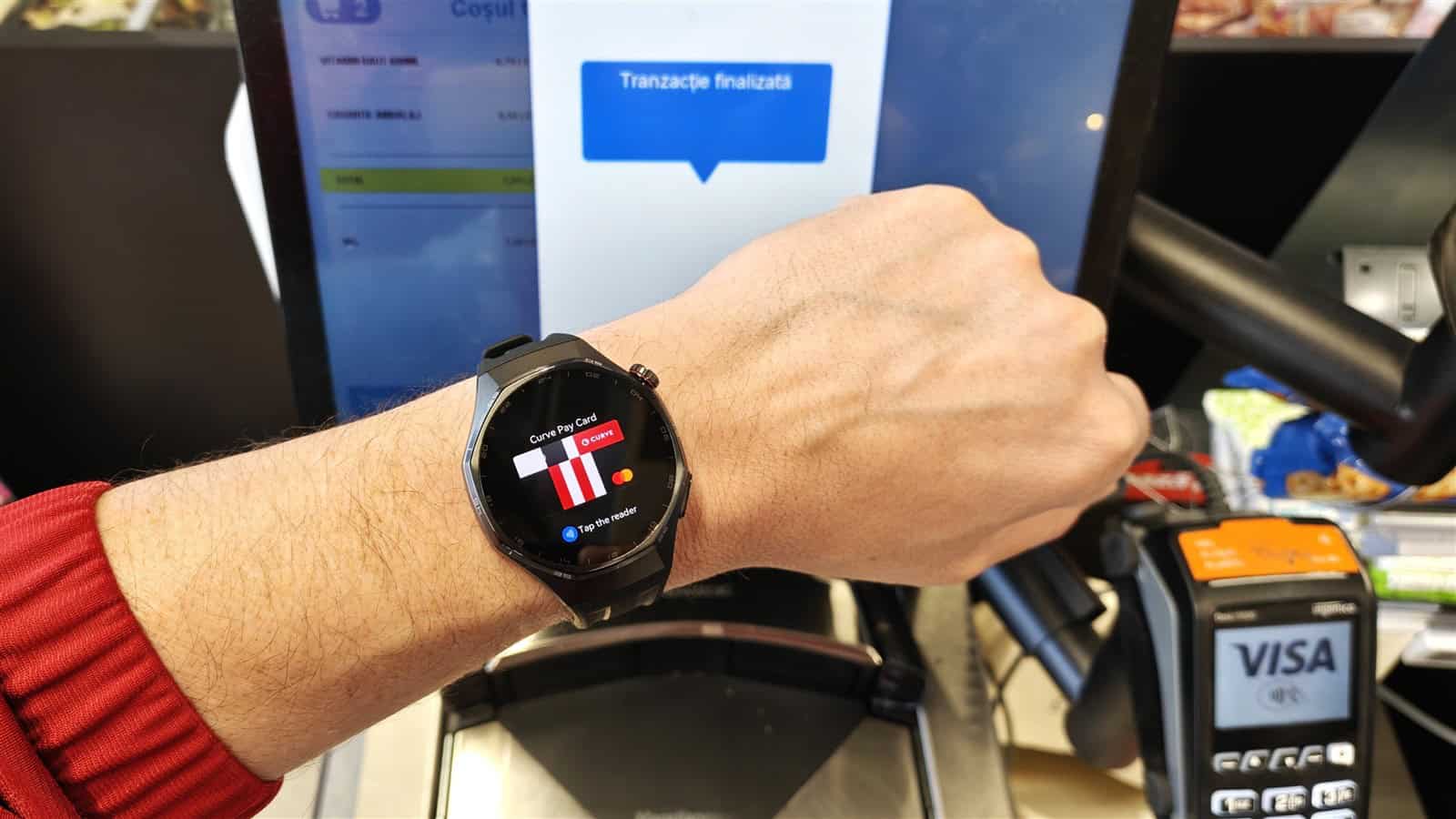 HUAWEI introduce plata contactless pentru o serie de smartwatch-uri Utilizatorii de smartwatch-uri HUAWEI din România vor putea efectua plăți contactless prin intermediul serviciului Curve Pay