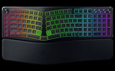 RAZER intră pe terenul tastaturilor ergonomice cu modelul Pro Type Ergo SURPRIZĂ! CEI de la RAZER, cunoscuți mai ales pentru echipamentele de gaming, lansează Pro Type Ergo, o tastatură wireless ergonomică