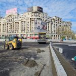Unirii revine la viață: Muncitorii refac zona Hanului lui Manuc