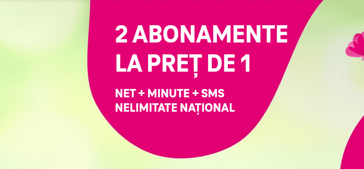 T-Mobile România, ofertă șoc: 2 abonamente nelimitate la prețul unuia