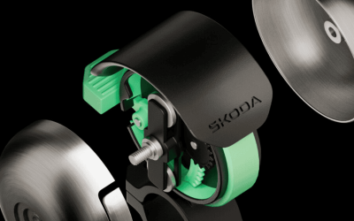 Škoda inventează soneria-minune pentru biciclete: Te aude și-n căști cu ANC!