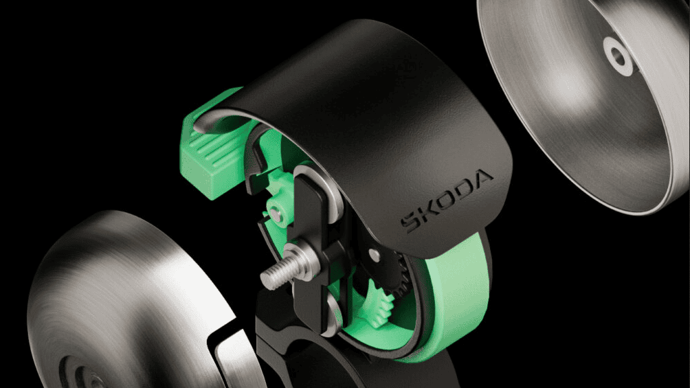 Škoda inventează soneria-minune pentru biciclete: Te aude și-n căști cu ANC!