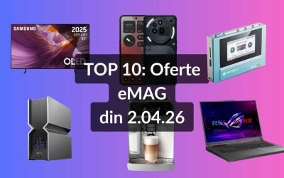 eMAG Oferă Reduceri la o Gamă Largă de Produse, de la Laptopuri de Gaming la Electrocasnice Platforma eMAG prezintă astăzi o selecție de oferte speciale, incluzând o varietate de produse electronice și electrocasnice