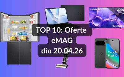 EMAG dă startul reducerilor: TV Samsung, Android Rapid și aspirator cu aburi