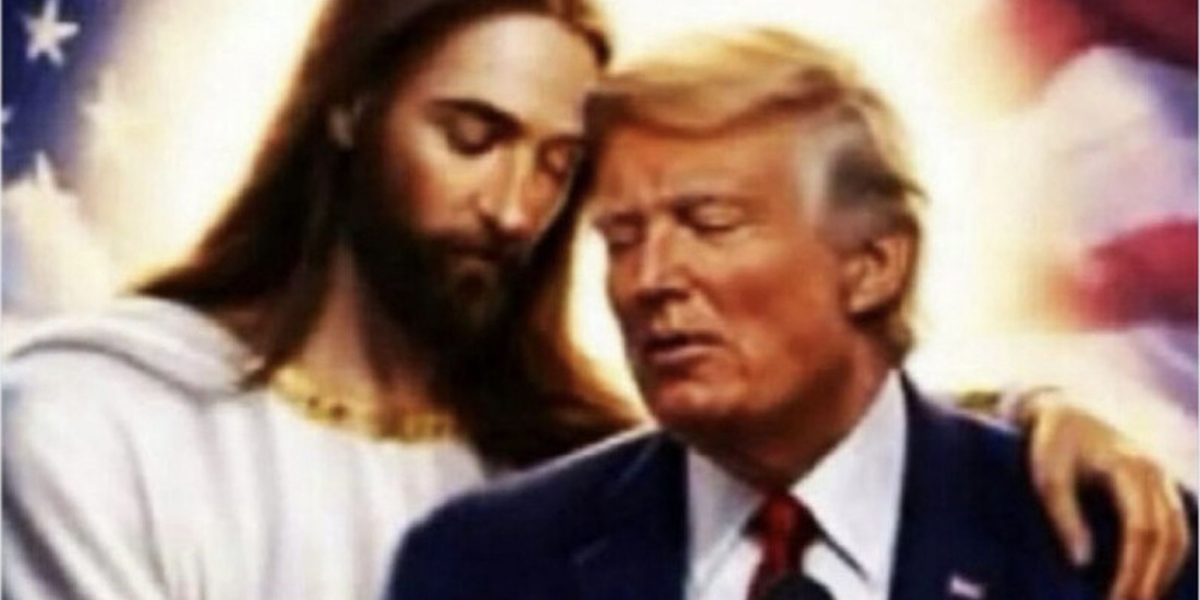 Iisus îl „îmbrățișează” pe Donald Trump: Cum a apărut poza AI publicată de fostul președinte