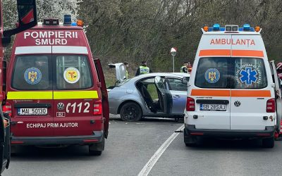 Grav accident lângă Mediaș: Drumul spre Moșna, blocat după coliziune