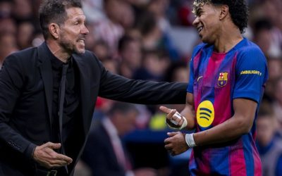 Atletico Madrid a învins FC Barcelona cu scorul de 2-0 pe Camp Nou, într-un meci din sferturile de finală ale unei competiții europene