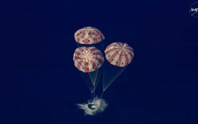 Orion, capsula istorică Artemis II, amerizează perfect în Pacific