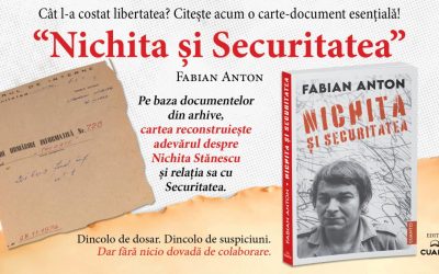 O nouă carte detaliază viața lui NICHIȚA STĂNESCU sub lupa Securității București – Editura Cuantic lansează volumul „Nichita și Securitatea”, o lucrare care promite să reconfigureze perspectiva asupra vieții și operei unuia dintre cei mai mari poeți români
