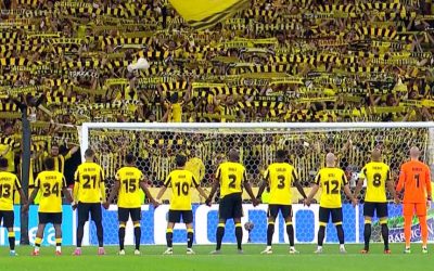 Spectacol total: Ritualul fanilor lui Al Ittihad, înainte de meciul din Asia
