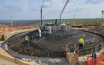 OX2, companie suedeză de energie regenerabilă, a anunțat pe pagina sa de LinkedIn la data de 6 mai 2024 că a finalizat prima fundație a parcului eolian Ansthall din județul Galați, la trei luni de la începerea lucrărilor