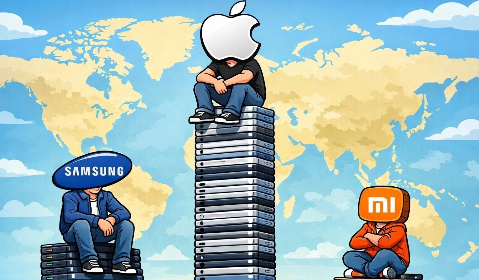 Apple domină piața smartphone-urilor, în timp ce Android înregistrează o ușoară scădere, conform ultimelor date disponibile