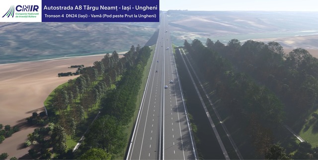 Constructor pentru Autostrada Unirii, tronson de 3,57 miliarde lei, inclusiv peste Prut