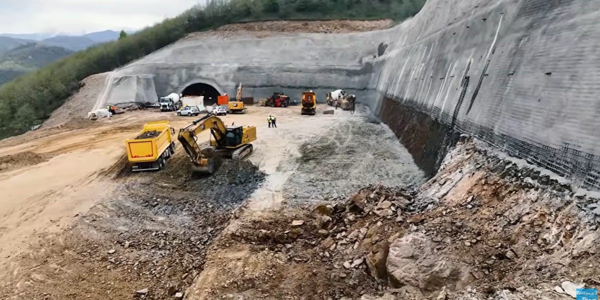 A1 Sibiu-Pitești: VIDEO cu secțiunea infernală, 7 tuneluri noi