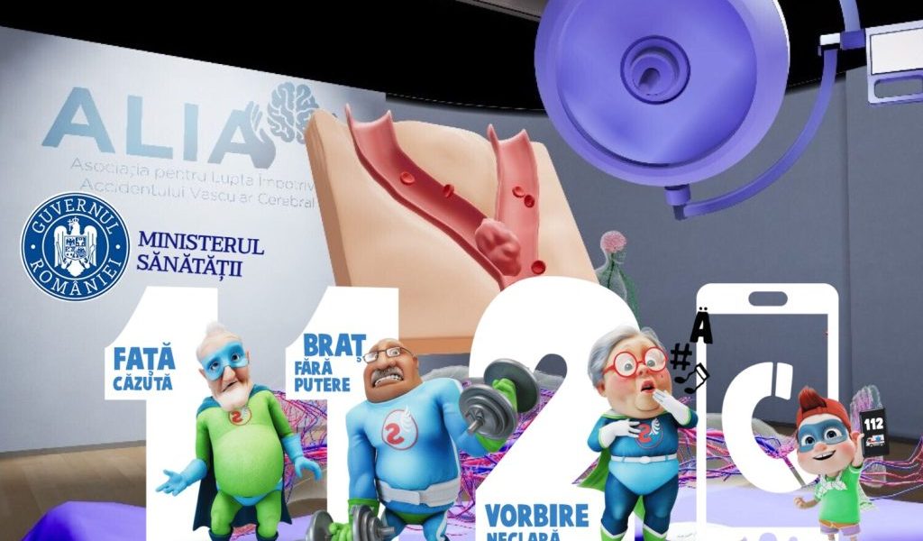 Minsiterul Sănătății și ALIA, campanie pentru victimele AVC cu „Eroii FAST”
