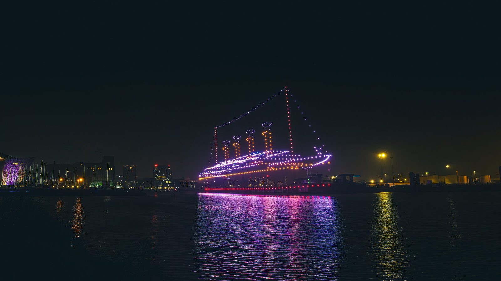 BBC’s Made Of Here campaign docks in Northern Ireland with a Titanic-sized drone display
