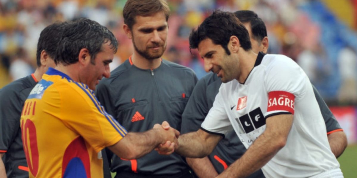 Figo, uimit de numirea lui Hagi la națională: „Da!?”