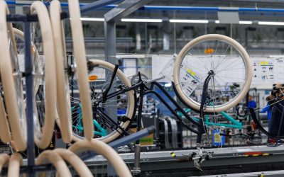 Fabrica Decathlon din Timișoara produce anual peste 800.000 de biciclete Anul trecut, o fabrică din Timișoara a asamblat peste 800.000 de biciclete pentru rețeaua europeană Decathlon