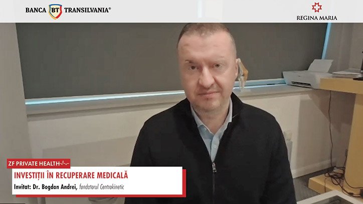 Rețeaua de clinici de ortopedie și recuperare medicală Centrokinetic, fondată în 2016 de medicul Bogdan Andrei, își continuă expansiunea pe piața locală, cu planuri de a deschide încă două unități în acest an, una la Cluj-Napoca și alta în București, pe lângă recenta clinică deschisă la Ploiești