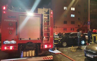 Brașov: Incendiu la un apartament, 25 de persoane evacuate