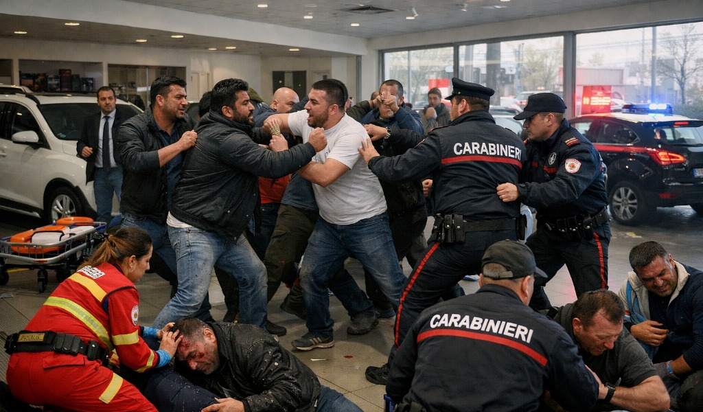 Bătălie SÂNGEROASĂ pentru o mașină: Români, indieni și pakistanezi, KO la spital