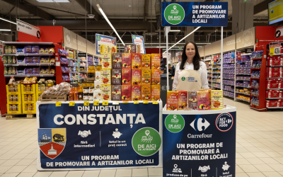 Eveniment în Băneasa celebrează gusturile autentice românești Un eveniment care se desfășoară în aceste zile în Carrefour Băneasa aduce în atenția publicului larg o selecție variată de produse tradiționale din toate colțurile României