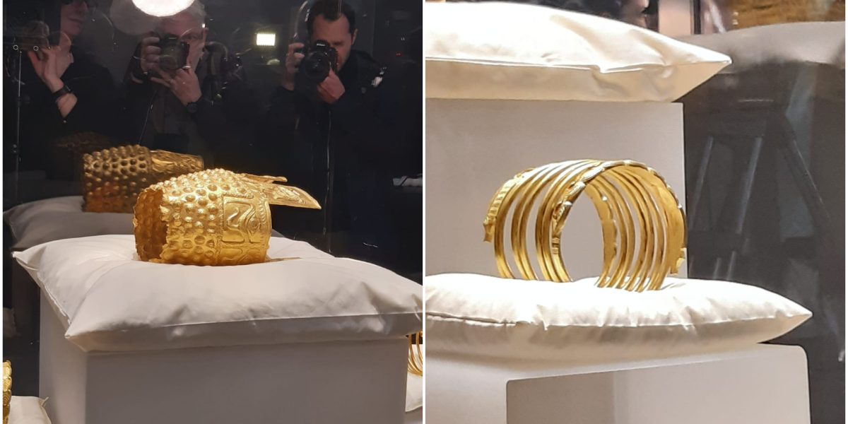 Coiful de la Coțofenești și brățările dacice, bijuterii expuse la Muzeul de Istorie