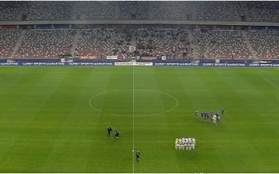 Pe 17 aprilie 2024, meciul de fotbal dintre CSA Steaua București și Chindia Târgoviște a marcat etapa a doua din play-off-ul Ligii a II-a