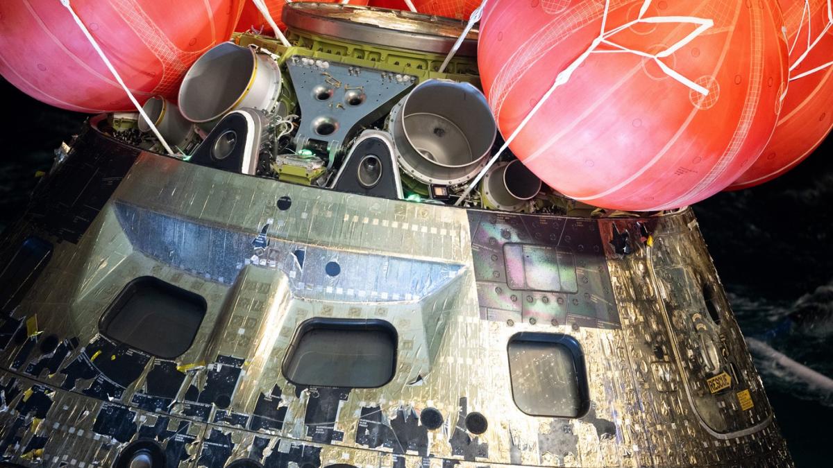 Orion, capsula NASA arsă de viu: A rezistat la temperaturi de 2.000 grade C