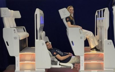 Scaunul-pat de avion: Inovația care a cucerit „designul suprem”