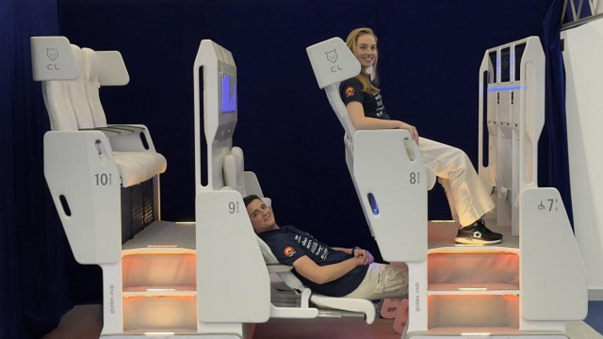 Scaunul-pat de avion: Inovația care a cucerit „designul suprem”