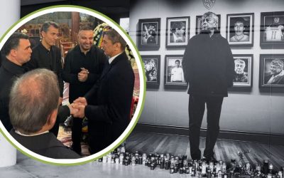 Galatasaray, alături de Hagi, la înmormântarea lui Mircea Lucescu