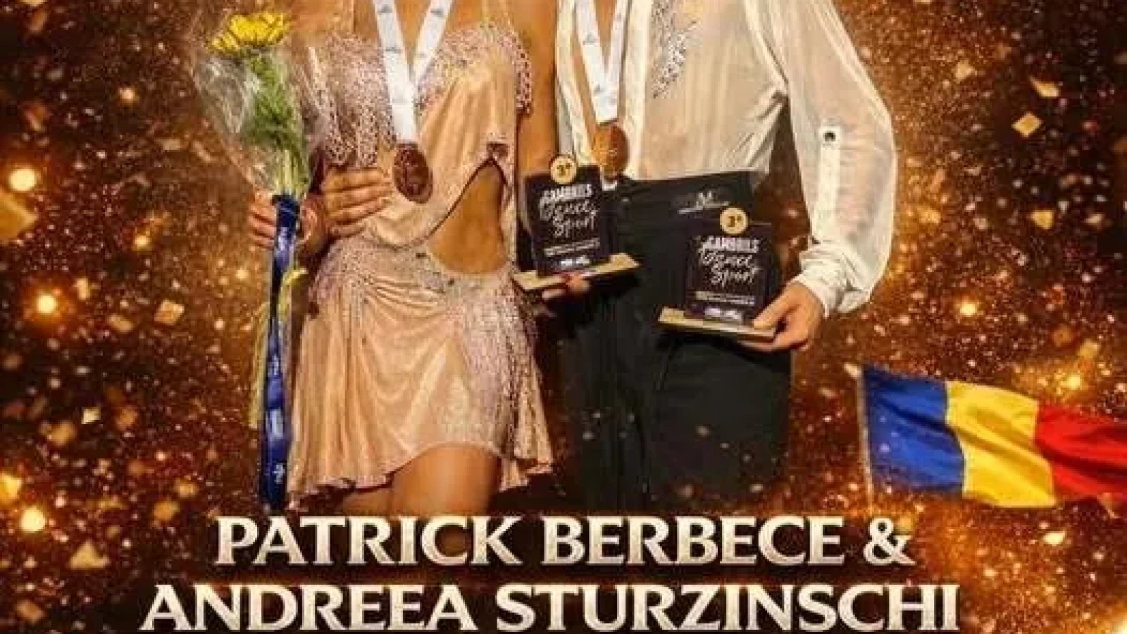 Perechea de dans sportiv formată din Patrick BERBECE și Andreea STURZINSCHI a obținut medalia de bronz la Campionatul European de 10 Dansuri Under 21