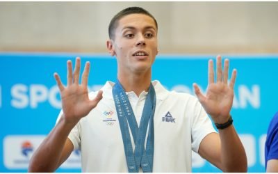 David Popovici lansează un apel emoționant pentru susținerea copiilor defavorizați În pauza competițională, campionul olimpic David Popovici se dedică unei cauze umanitare importante