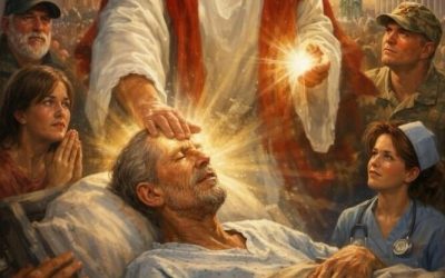 Imaginea controversată: Donald Trump, „vindecător” ca Iisus