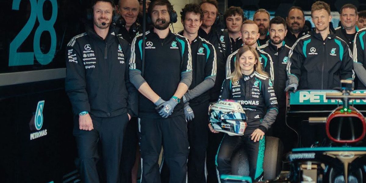 Doriane Pin, prima femeie în monopost Mercedes de Formula 1