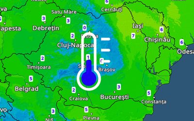 Avertisment meteo: Risc de îngheț în mai multe județe din România