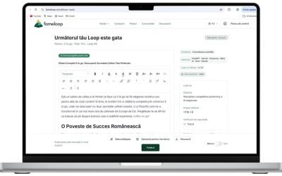 Antreprenorii români lansează o platformă care ajută companiile să se facă vizibile în era inteligenței artificiale Andrei Vasile și Mihai Vădan, fondatorii platformei SanoPass, achiziționată ulterior de MedLife, au anunțat o nouă investiție în Fameloop AI