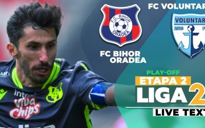 FC Voluntari a învins FC Bihor Oradea cu scorul de 2-0 într-un meci tensionat disputat pe stadionul „Iuliu Bodola”, vineri, în etapa a doua a play-off-ului Ligii 2
