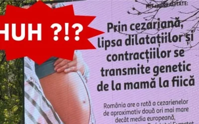 Campania anti-cezariană, spinoasă: Cine plătește panourile?