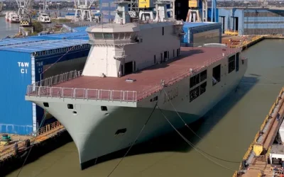 Damen Galați, performanță uriașă: A construit un portavion!